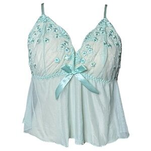 Bay6 Aqua Sparkle Babydoll Lingerie